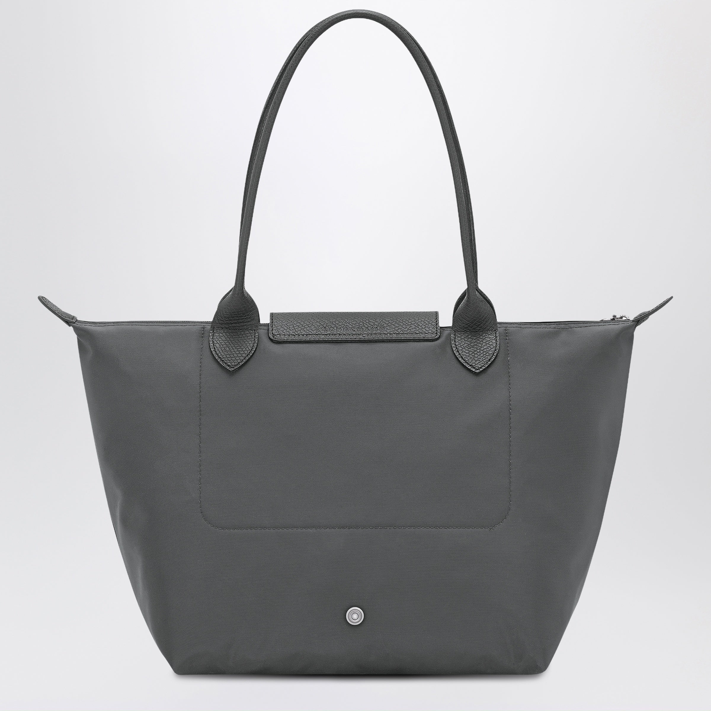 Longchamp Anthracite grey shopping bag M Le Pliage One