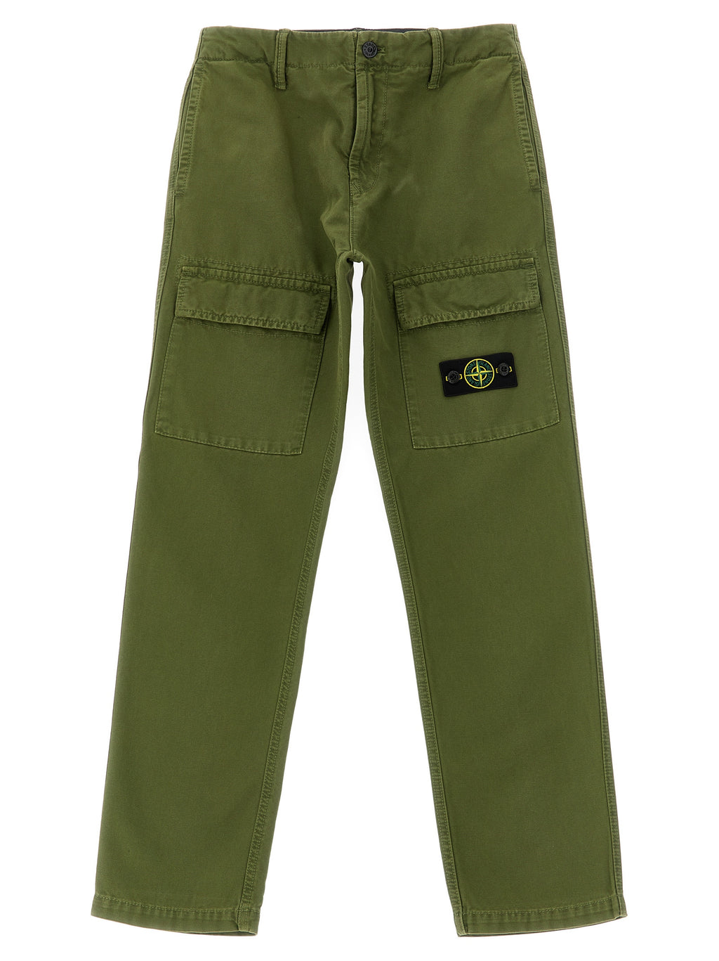 Stone Island Junior Canvas Cargo Pants