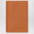 Longchamp Le Foulonné amber-coloured passport case
