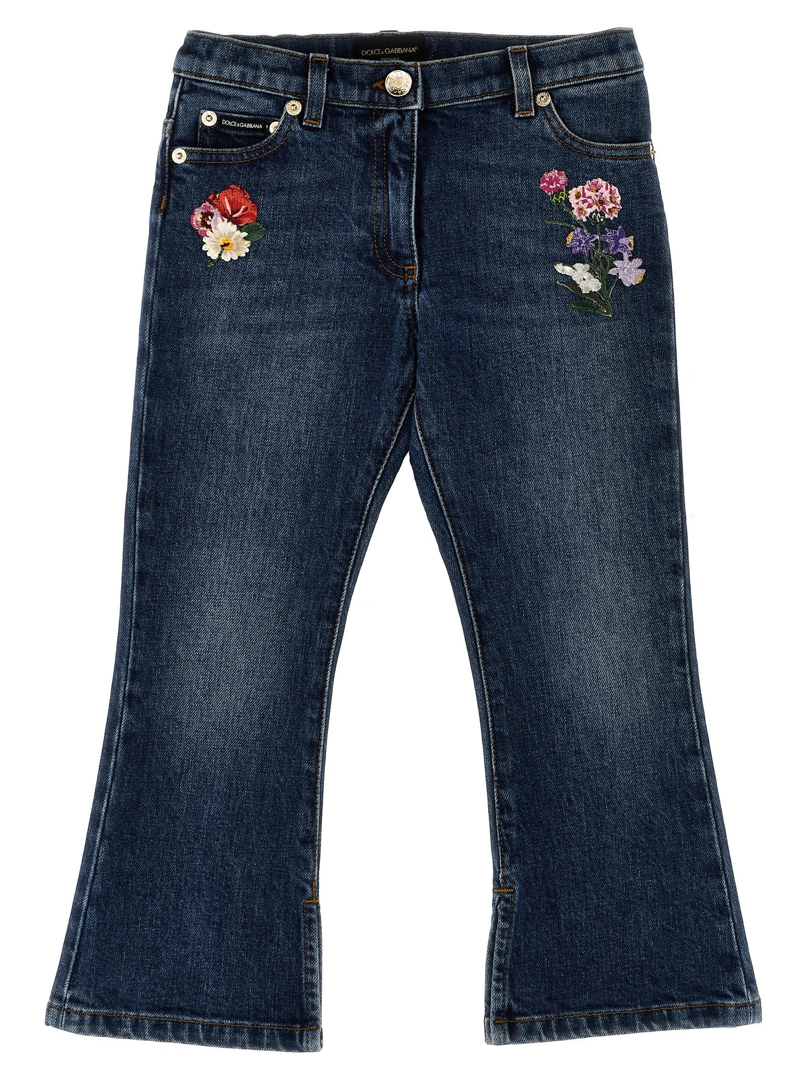Dolce & Gabbana Embroidery Jeans