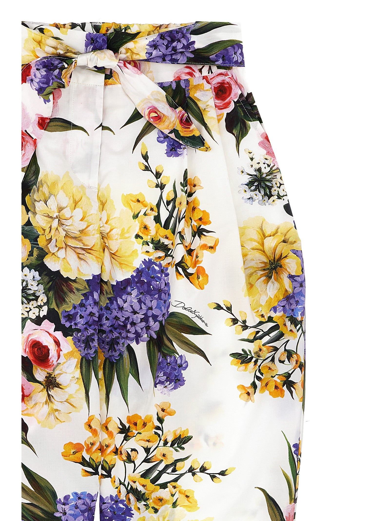 Dolce & Gabbana Floral Print Trousers