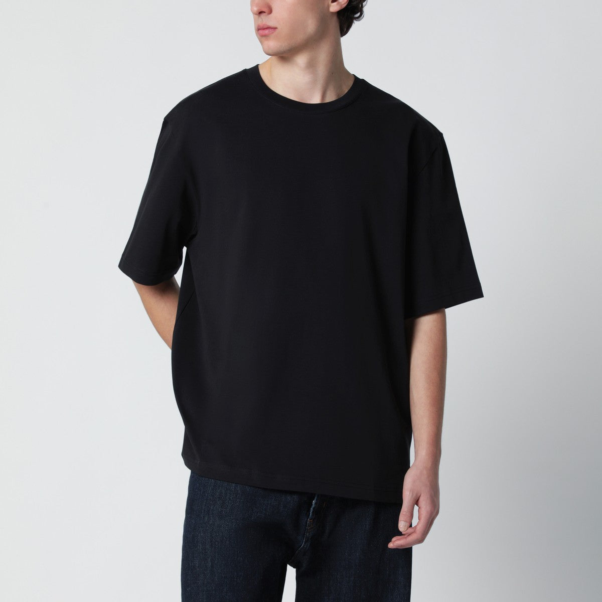 STUDIO NICHOLSON Lay T-shirt black boxy fit