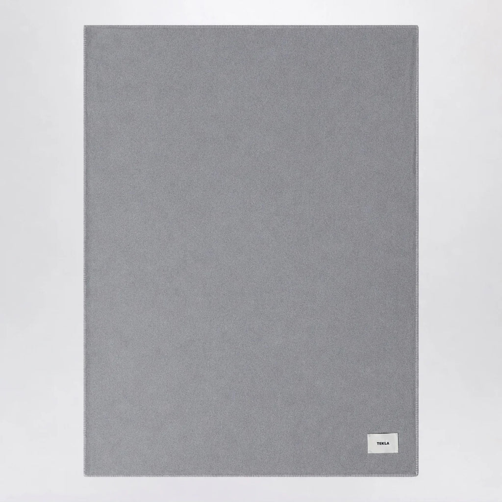 Tekla Grey lambswool blanket