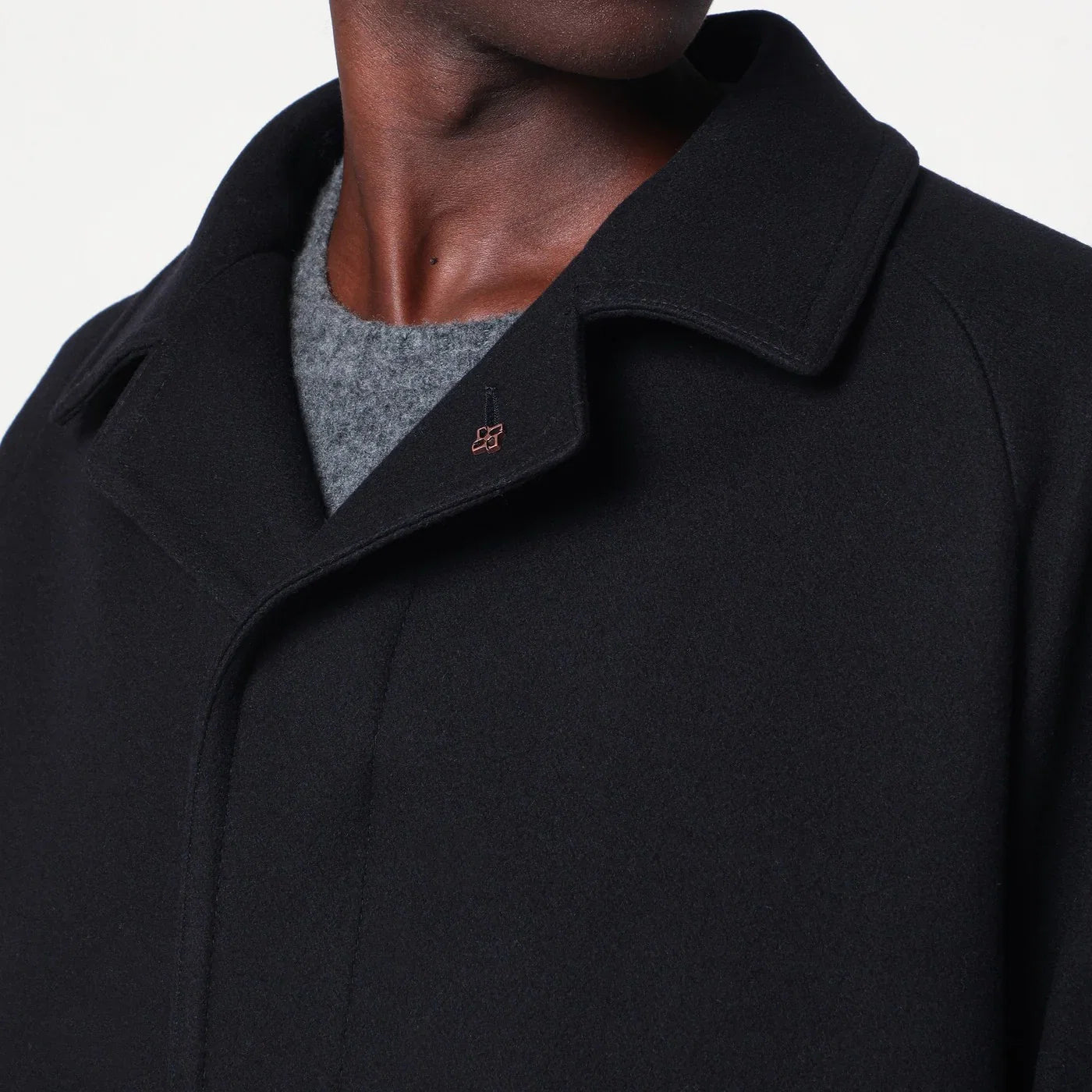 Tagliatore Loyds coat in black Tailor