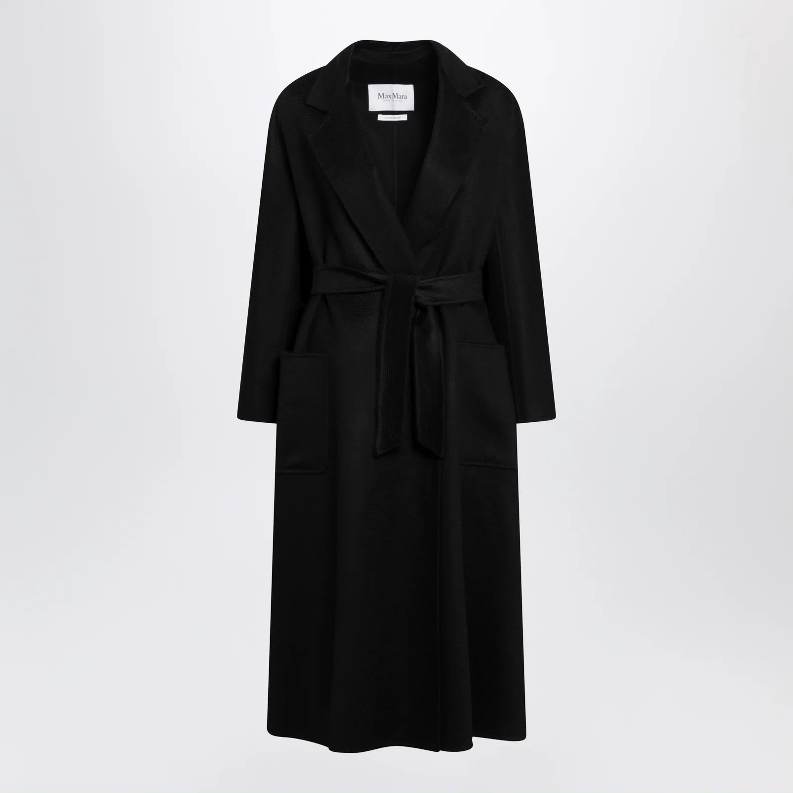 Max Mara Black Ludmilla Icon Coat in cashmere