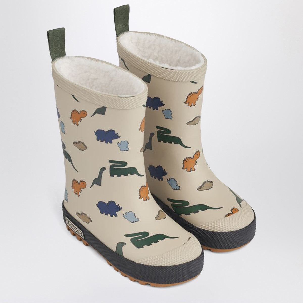 Liewood Mason thermal rain boots Dinosaurs/Mist