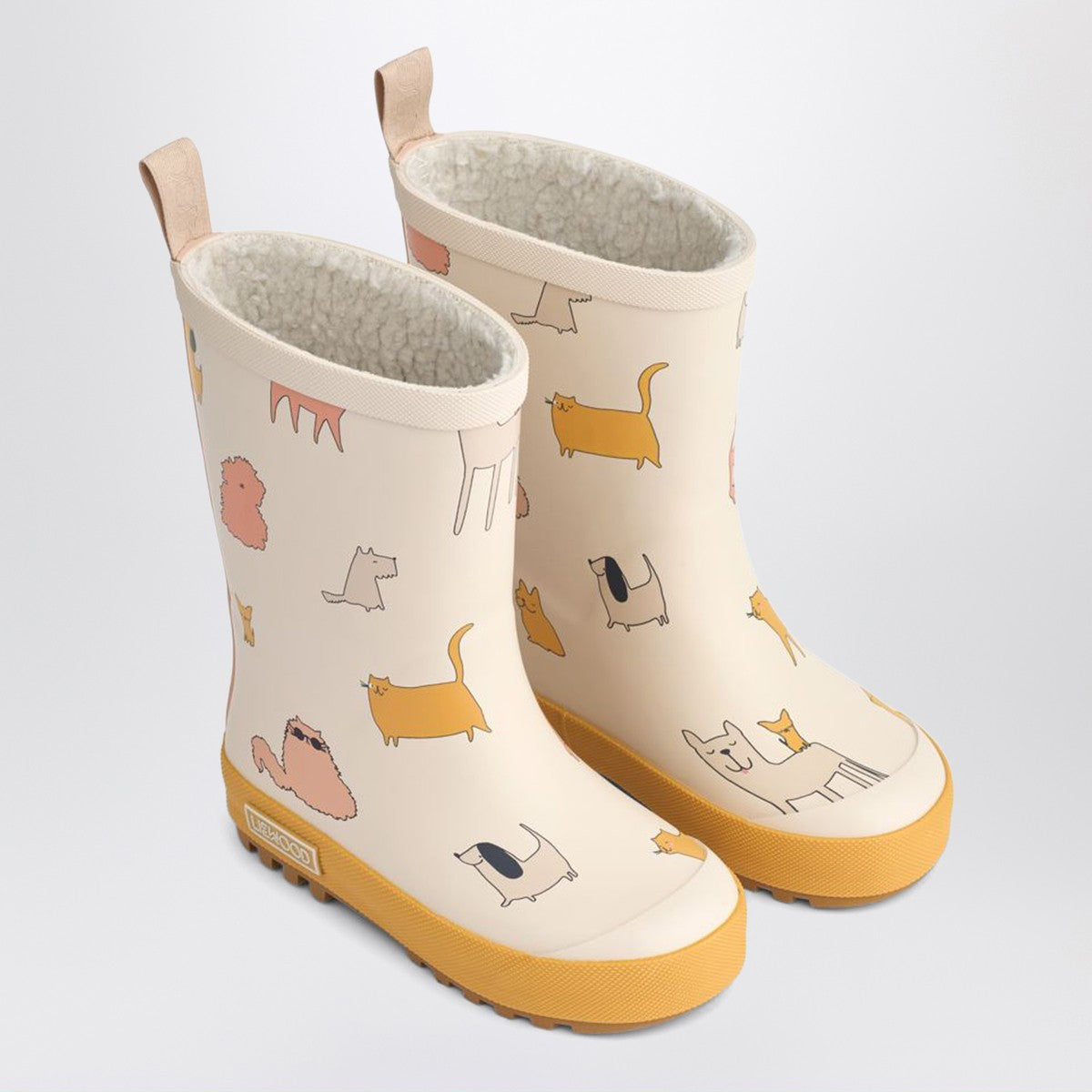 Liewood Mason thermal rain boots Cats and Dogs/Sandy