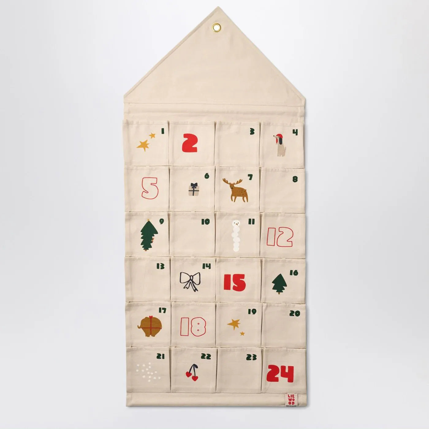 Liewood Santa fabric advent calendar