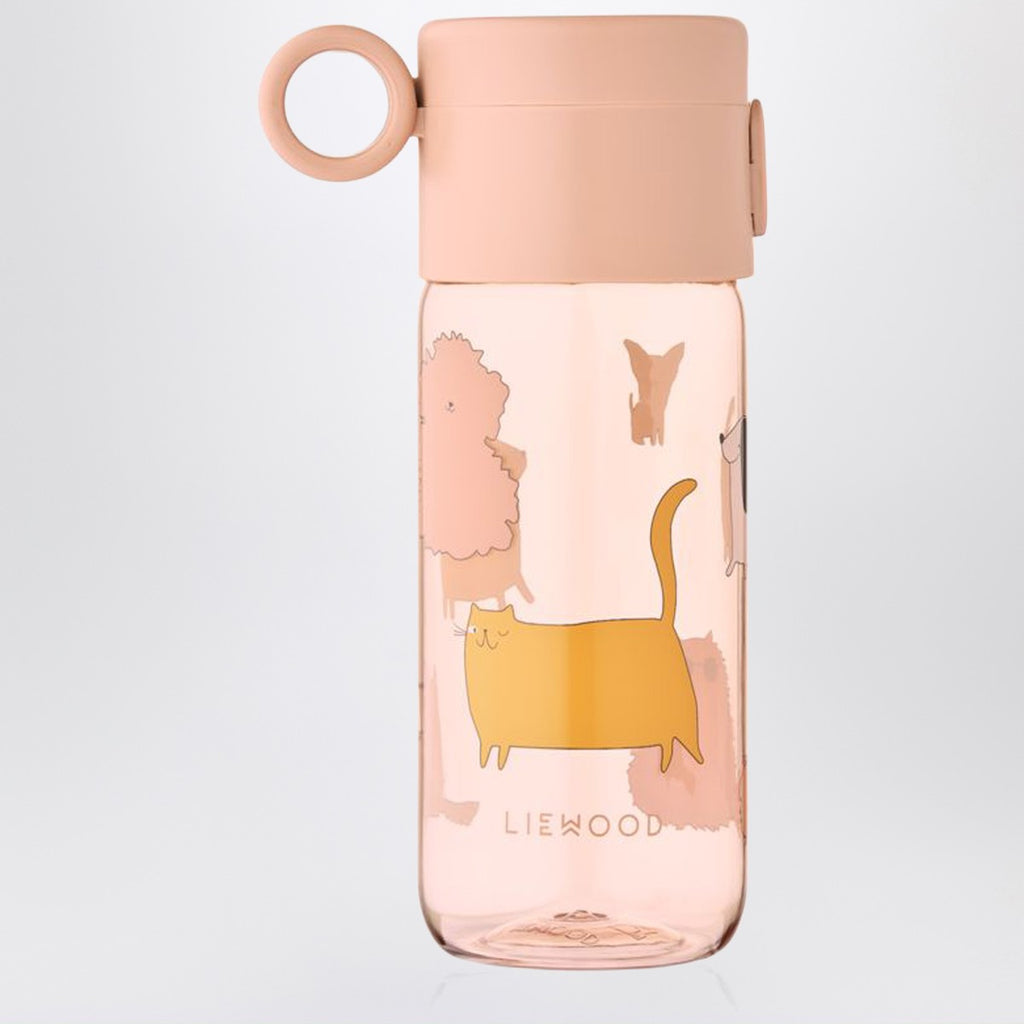 Liewood Clemence thermal bottle in pink/sand Cats and Dogs