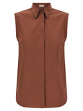 Brunello Cucinelli Shiny Trim Shirt