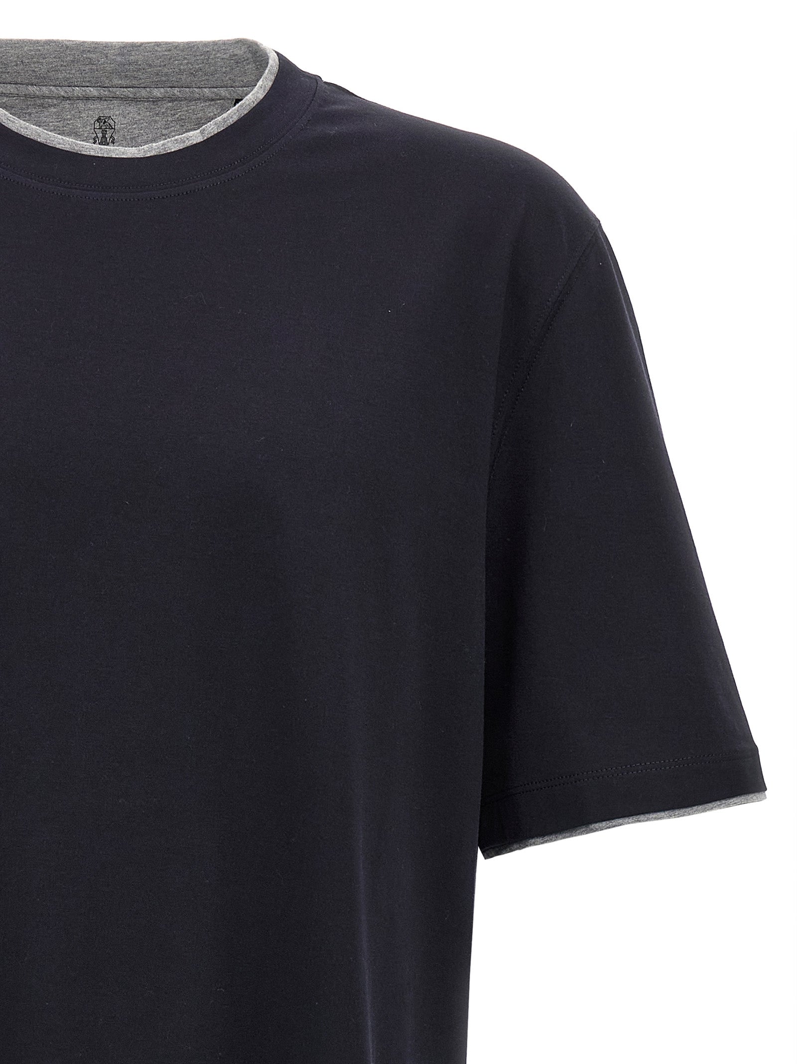Brunello Cucinelli Double Layer T-shirt