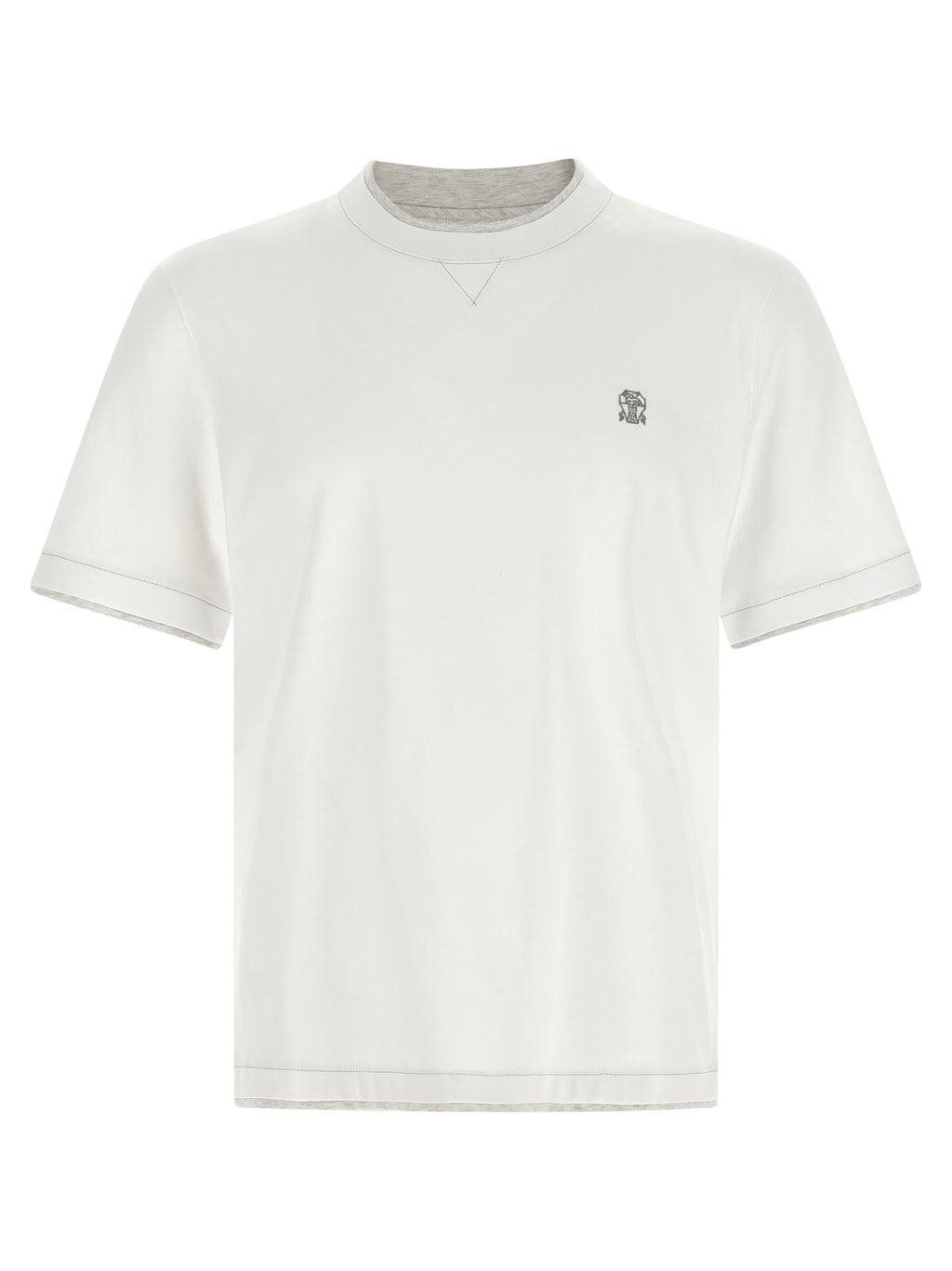 Brunello Cucinelli Double Layer T-shirt
