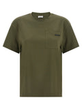 Brunello Cucinelli Shiny Tab T-shirt
