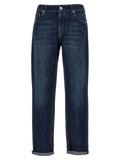 Brunello Cucinelli Logo Embroidery Jeans