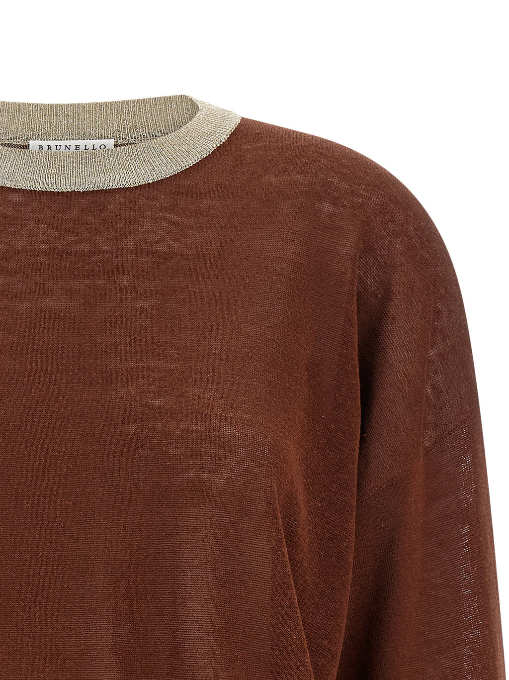 Brunello Cucinelli Dazzling Collar Sweater