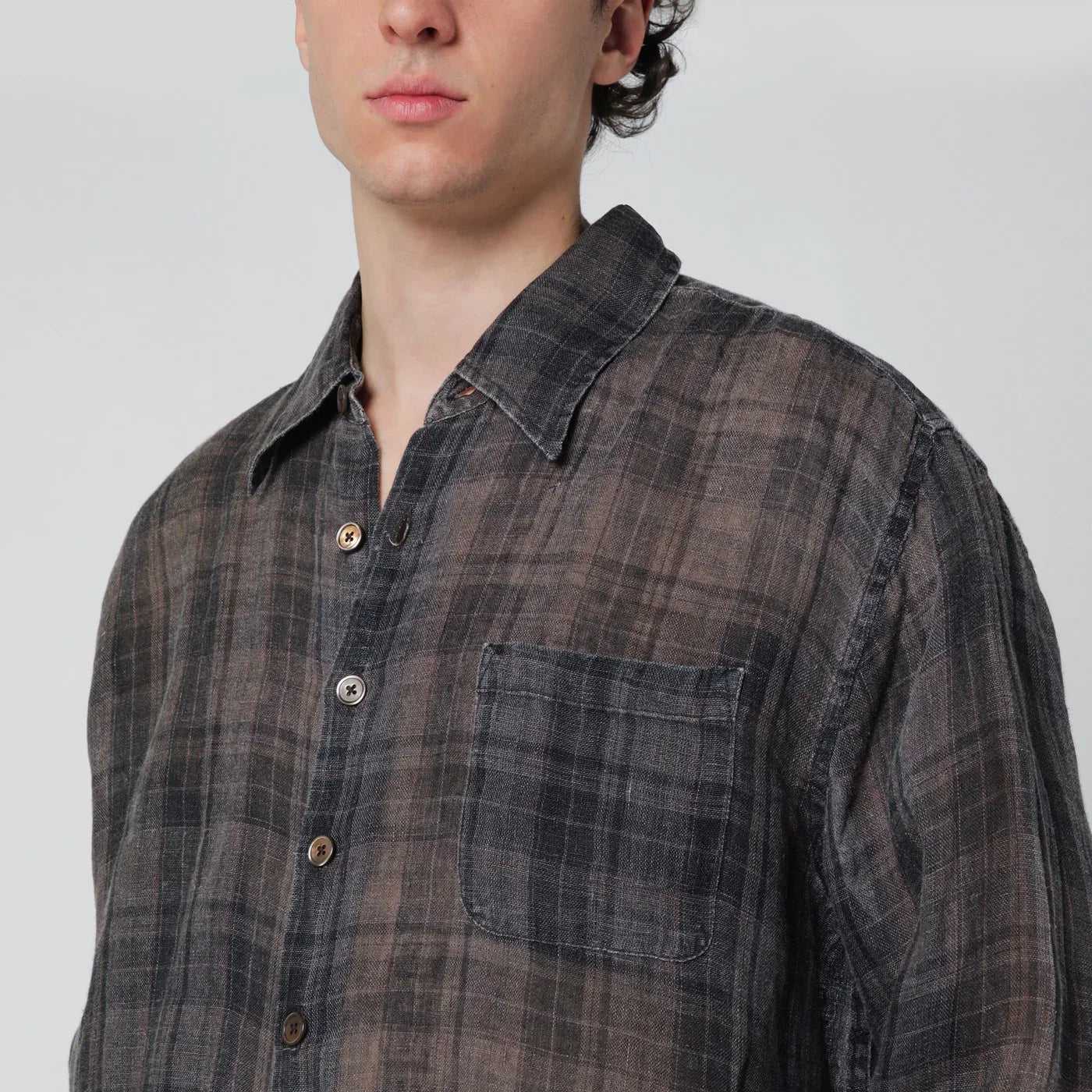 Our Legacy Linen check shirt