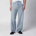 Our Legacy Vast Cut high-waisted wide-leg cotton denim jeans in Pale Coast Wash blue