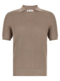 Brunello Cucinelli Knitted Polo Shirt