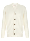 Brunello Cucinelli English Ribbed Cardigan