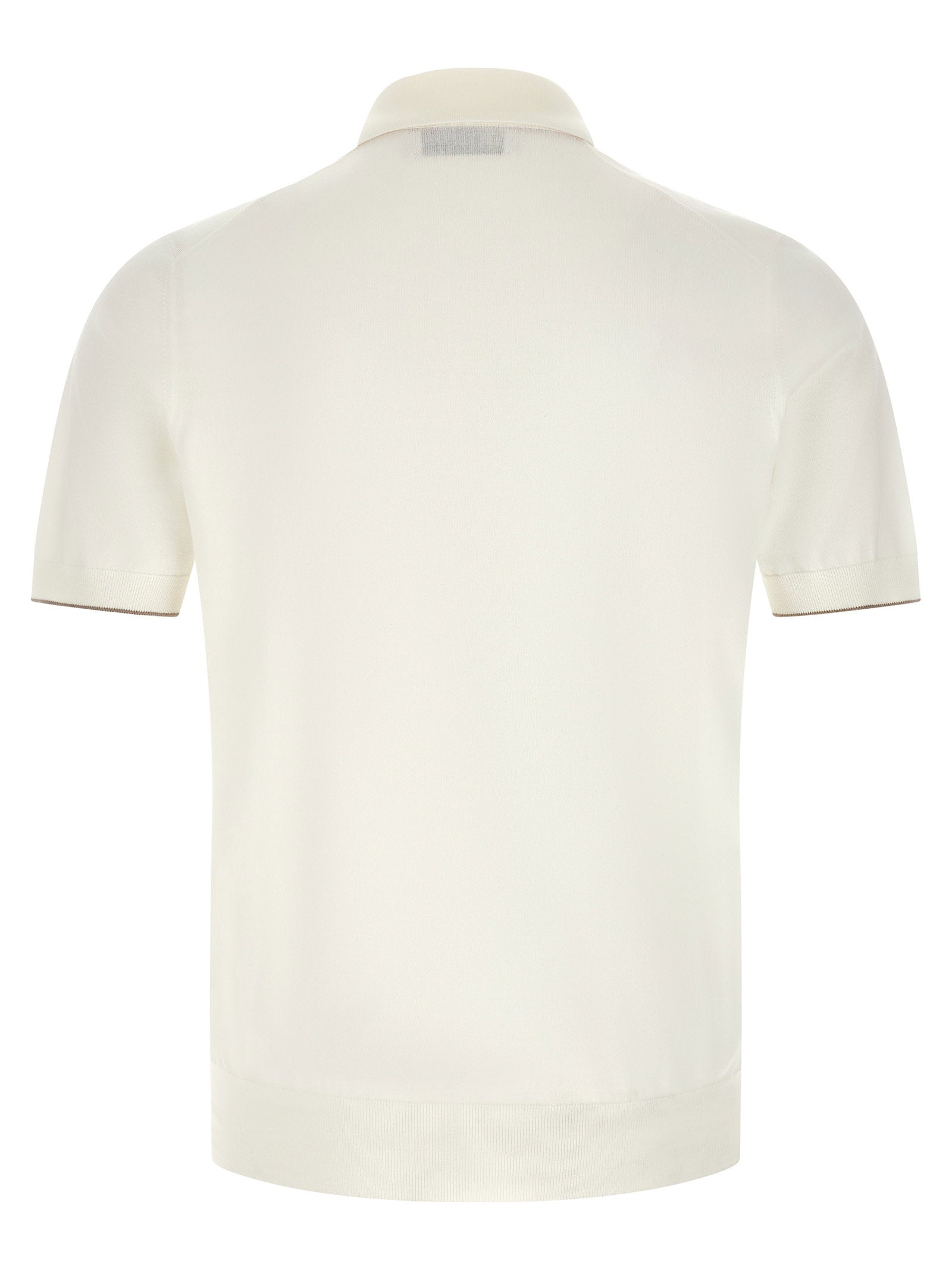 Brunello Cucinelli Logo Embroidery Polo Shirt