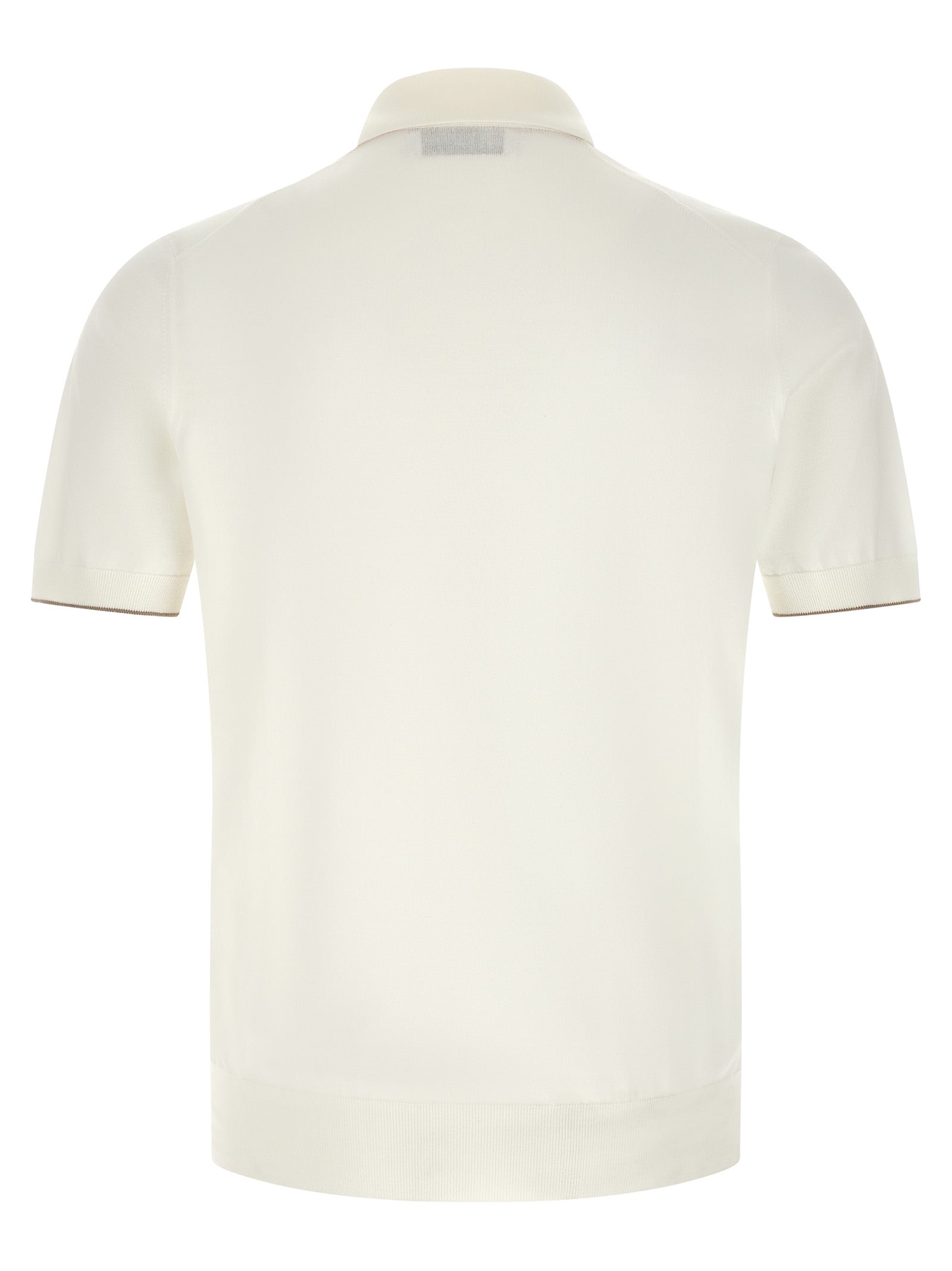 Brunello Cucinelli Logo Embroidery Polo Shirt