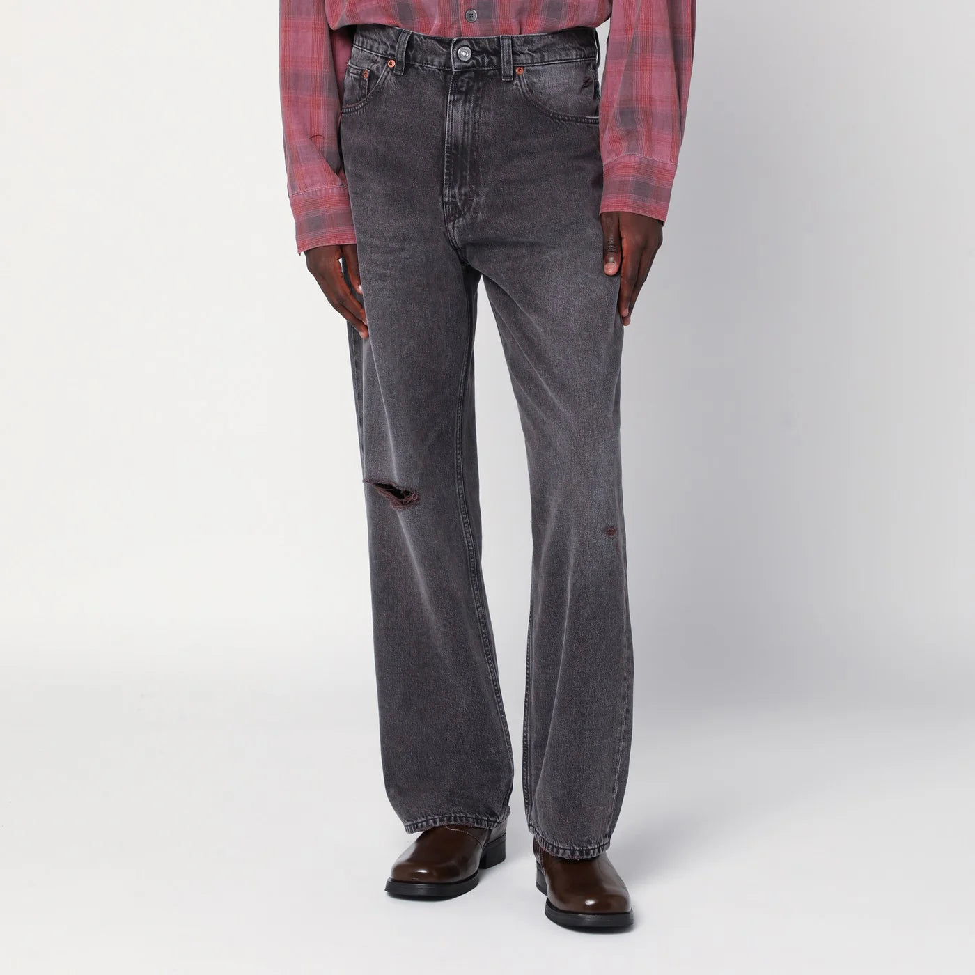 Our Legacy Faded effect jeans with rips