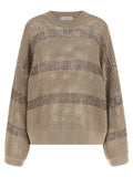 Brunello Cucinelli Dazzling Stripes Sweater