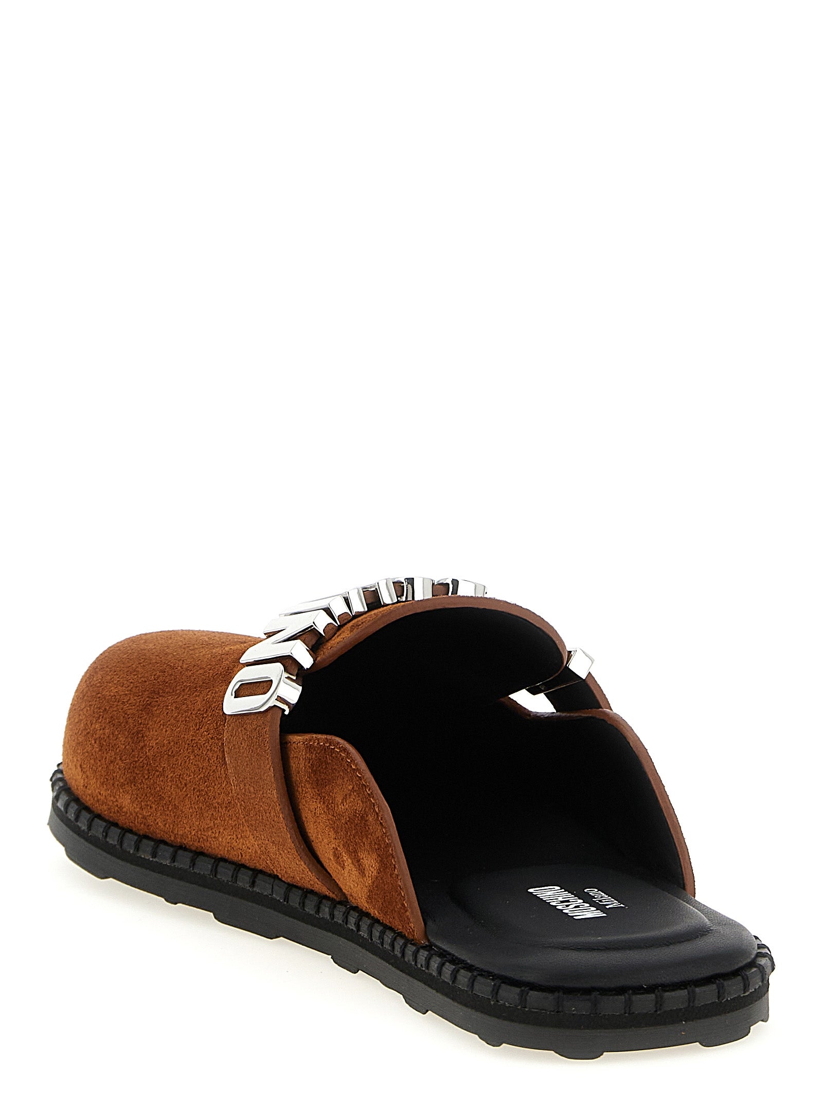 Moschino Suede Sabots