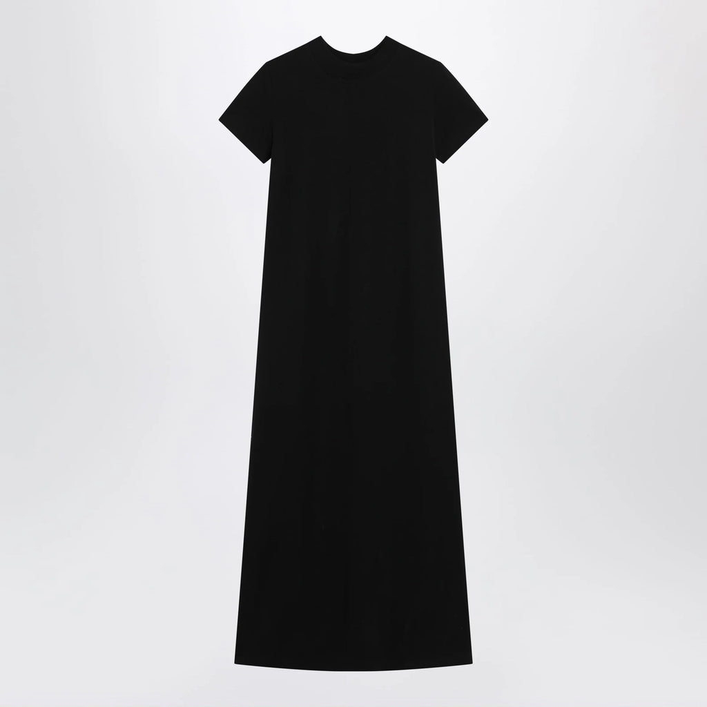 The Frankie Shop Malo maxi T-shirt dress in cotton black