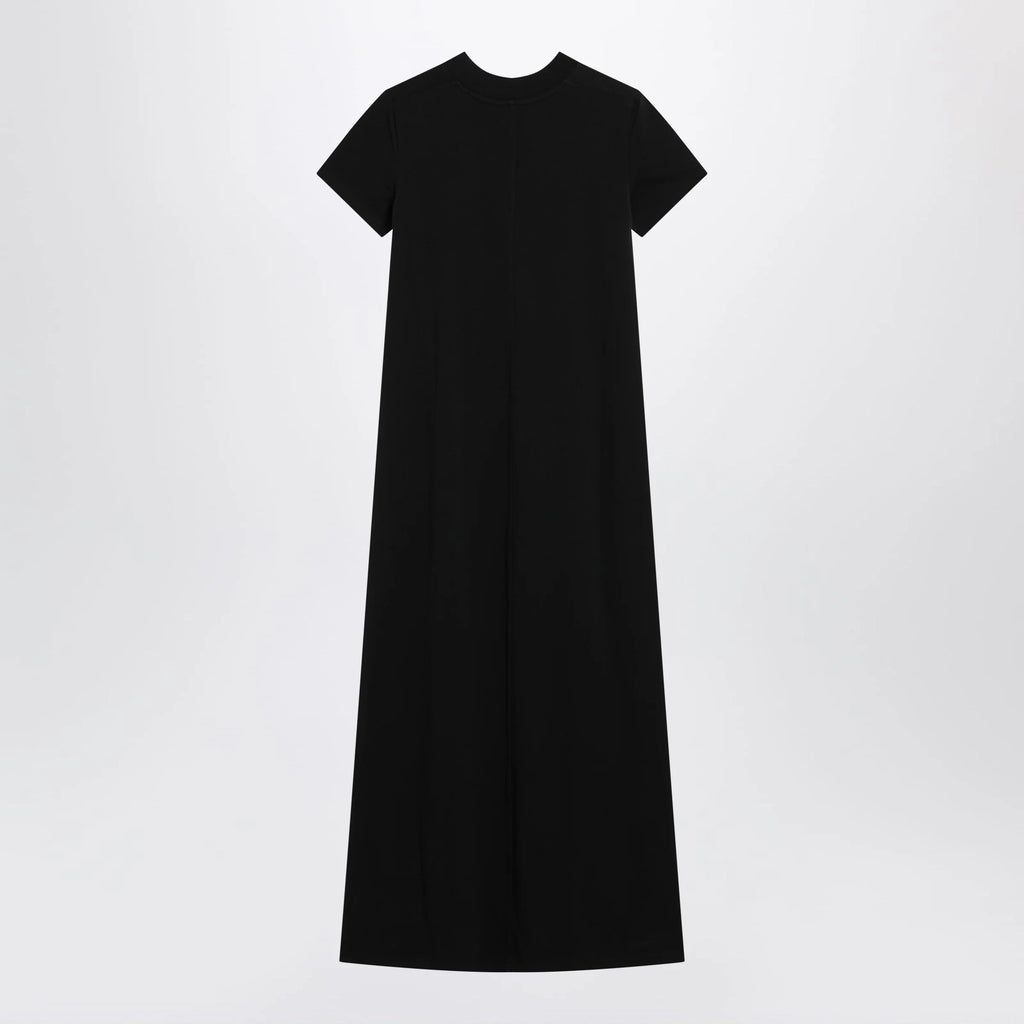 The Frankie Shop Malo maxi T-shirt dress in cotton black