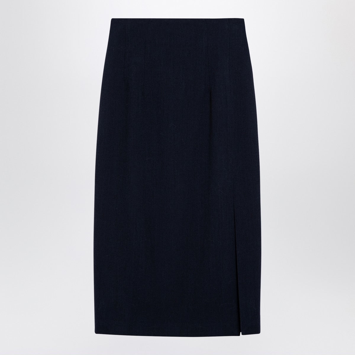 Margaux Lönnberg Navy blue wool-blend Marlo skirt