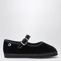 Piedàterre Venezia Blue velvet Mary Jane shoes