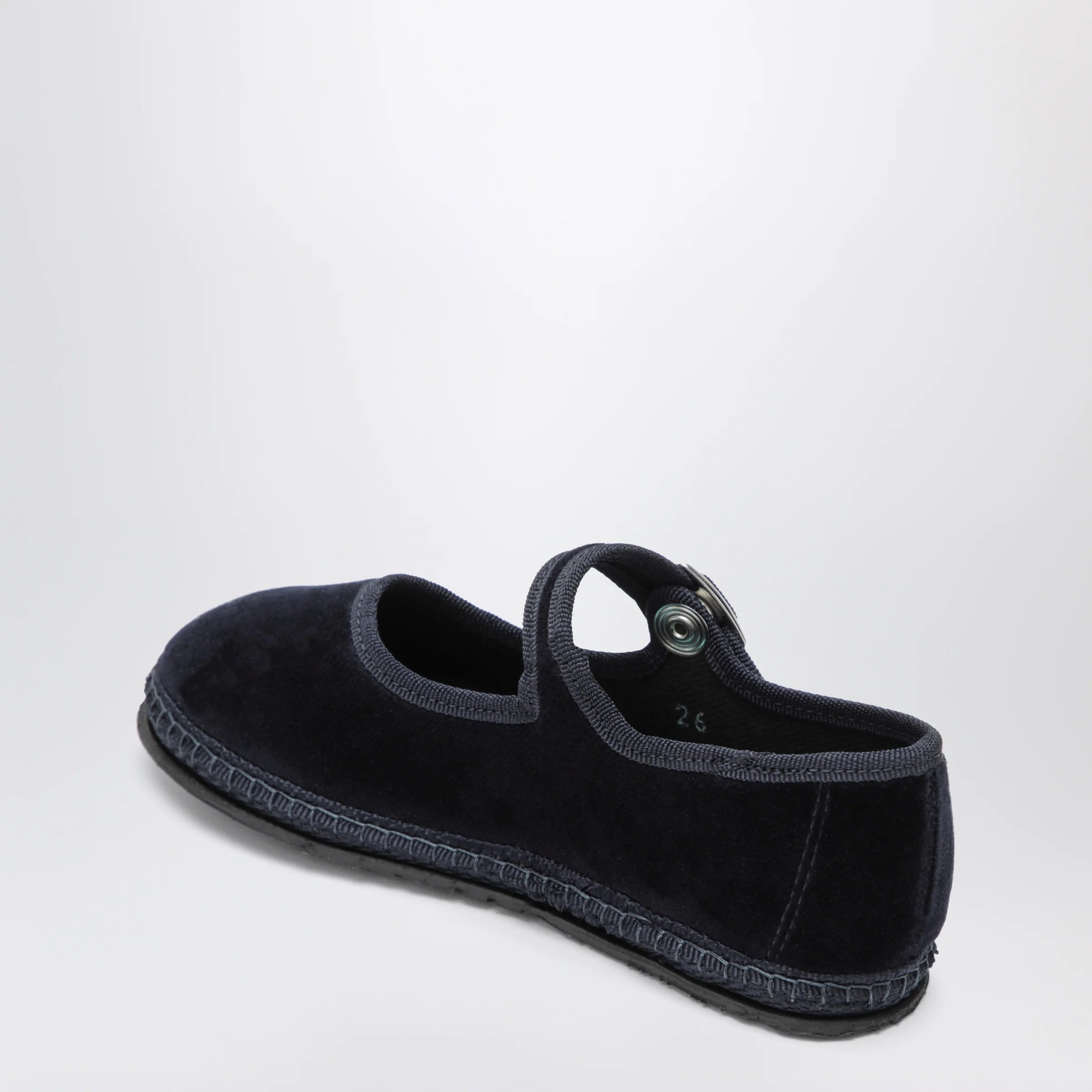 Piedàterre Venezia Blue velvet Mary Jane shoes