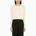 LouLou De Saison Ivory cotton crew-neck jumper