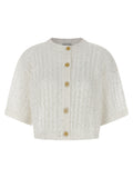 Brunello Cucinelli Dazzling Cable Cardigan