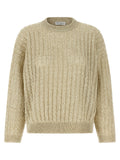 Brunello Cucinelli Dazzling Cable Sweater