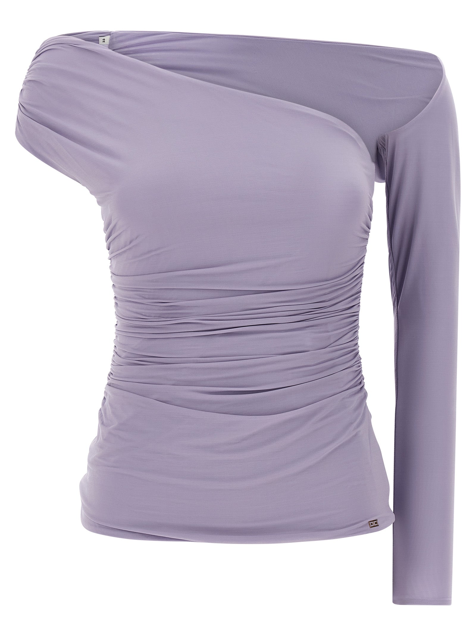 Elisabetta Franchi Asymmetrical Neckline Top