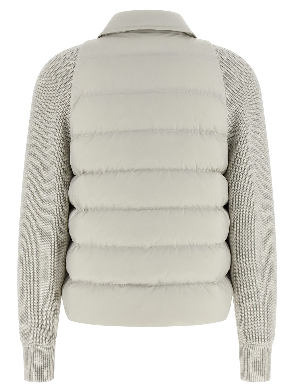 Brunello Cucinelli Shiny Flap Detail Down Jacket