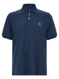 Brunello Cucinelli Logo Piqué Polo Shirt