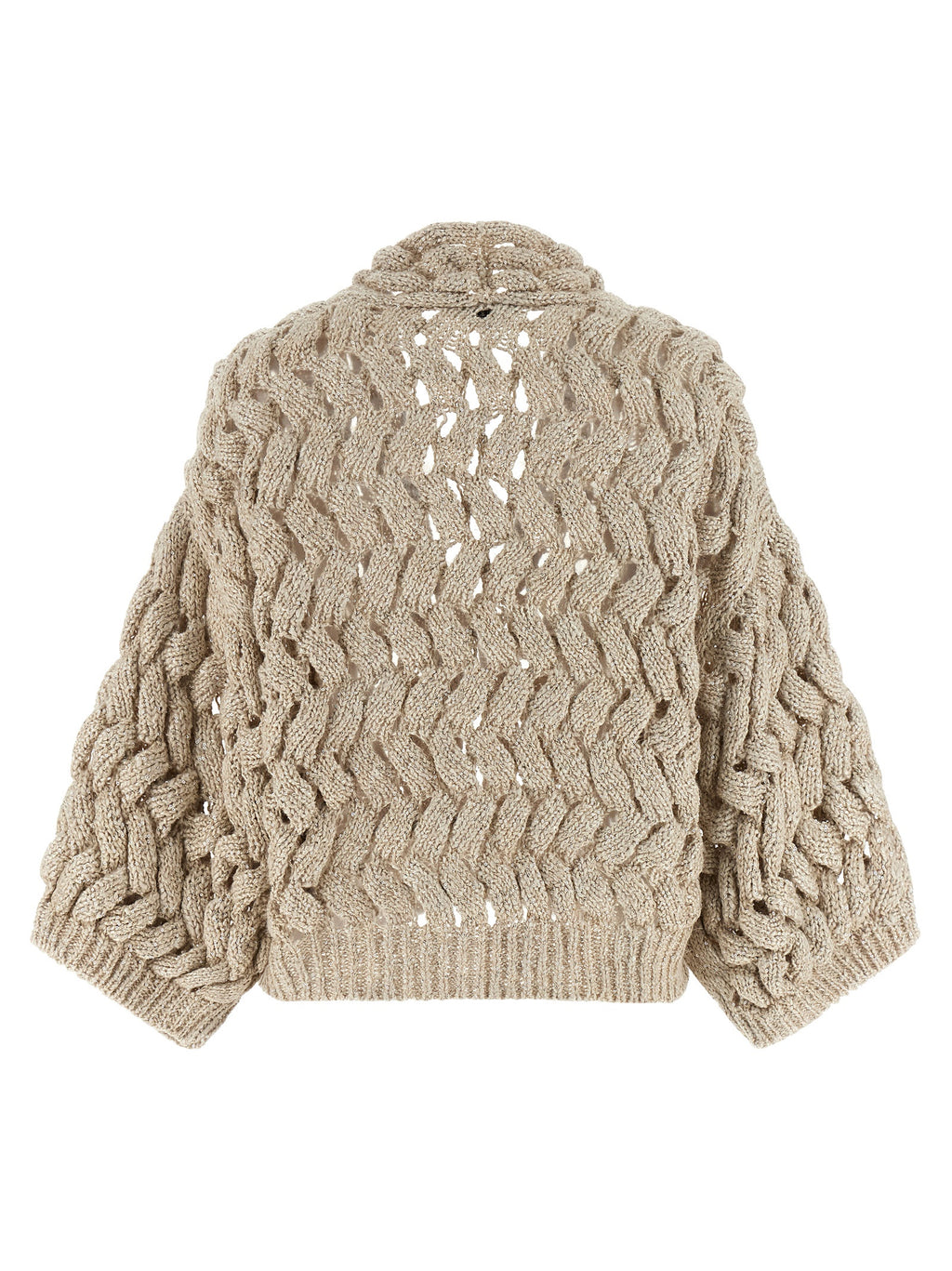 Brunello Cucinelli Dazzling Cable Cardigan