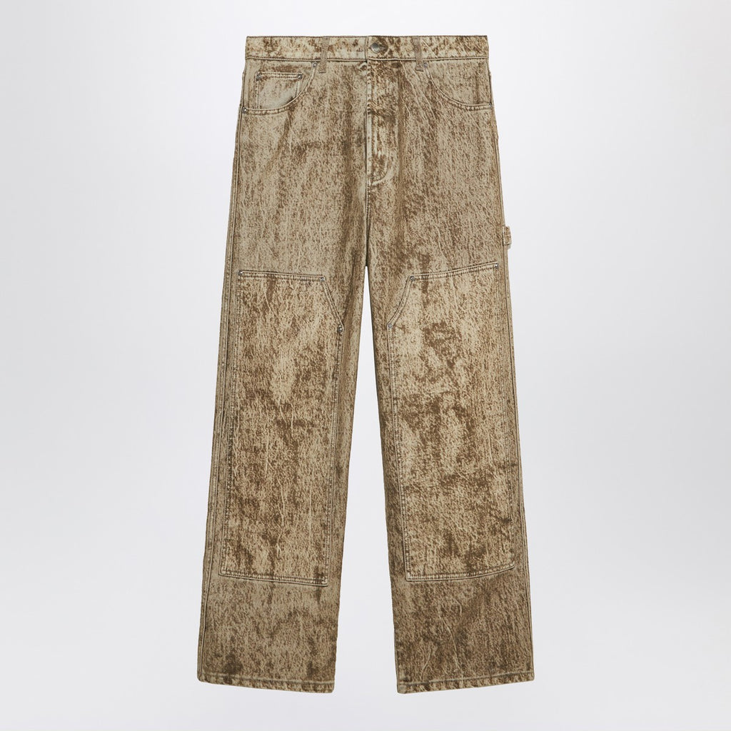 1989 STUDIO Denim Flock Carpenter pants camo