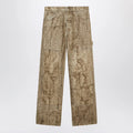 1989 STUDIO Denim Flock Carpenter pants camo