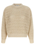 Brunello Cucinelli Dazzling Braids Sweater