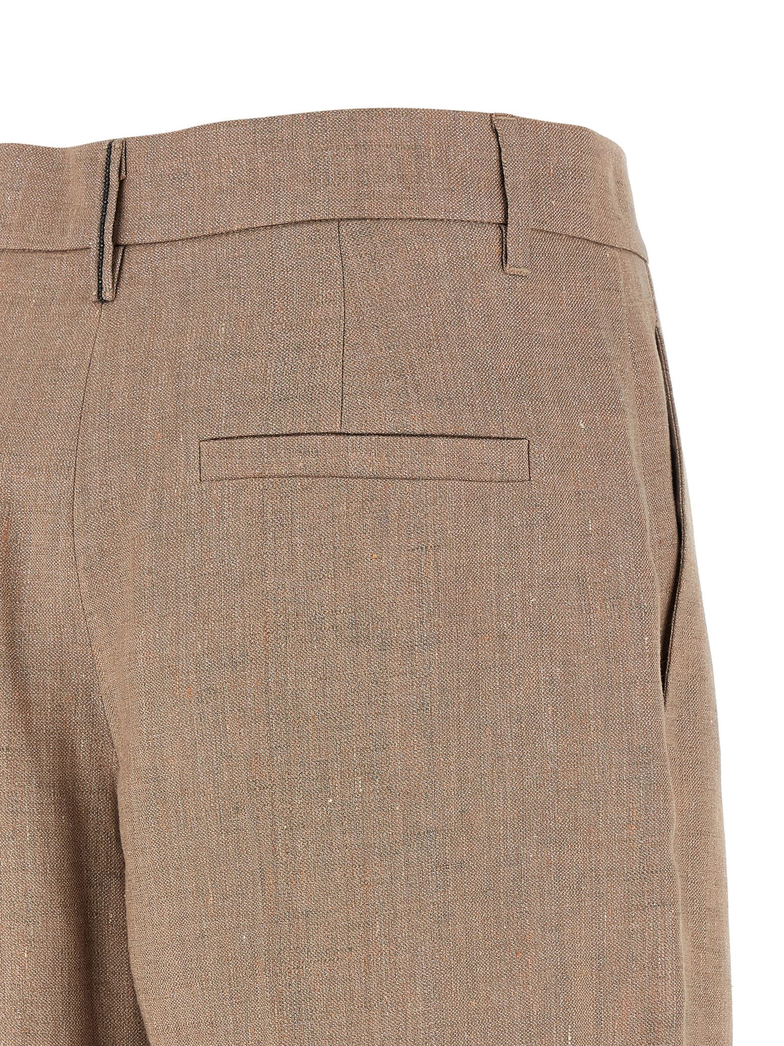 Brunello Cucinelli Loose Pleated Pants