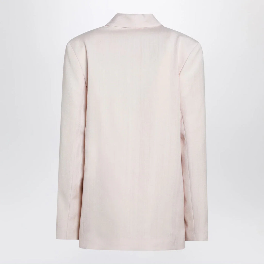LouLou De Saison Minka oversized jacket in light pink