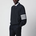 Thom Browne Lightweight navy blue zip-up jacket