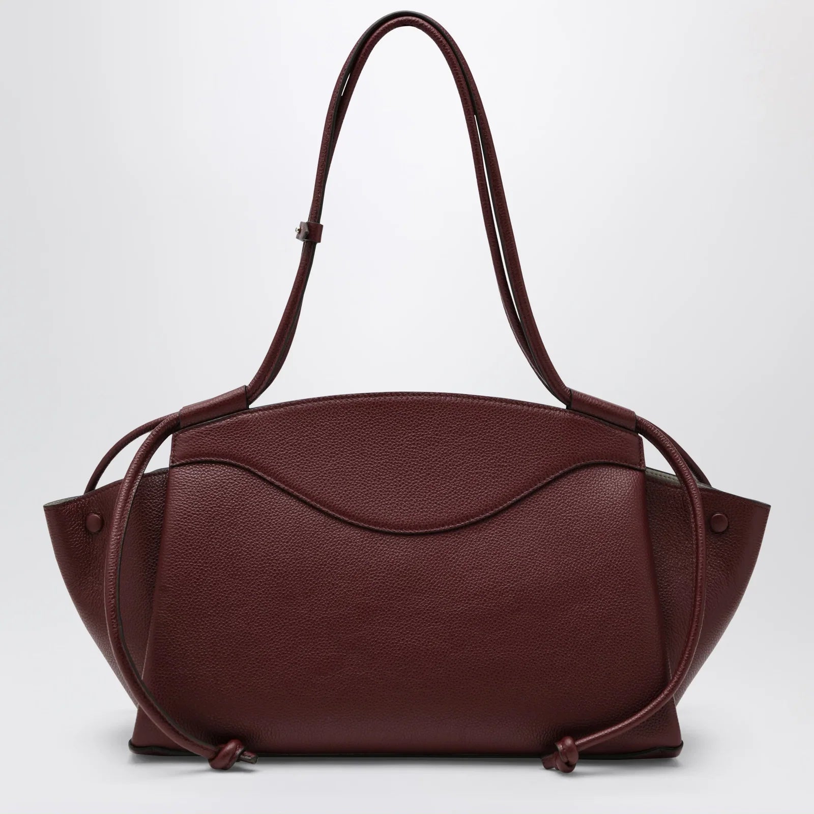 NOESI Molly plum-colored bag in grained leather