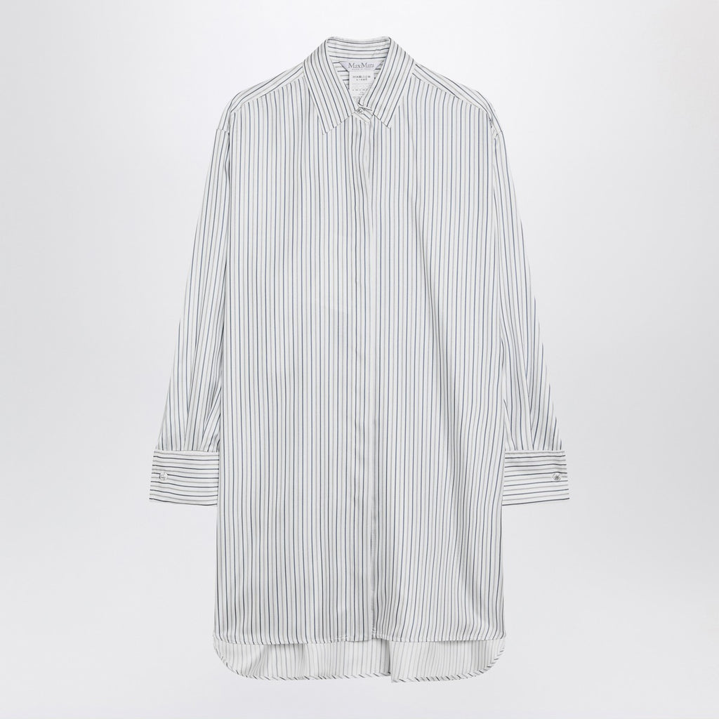 Max Mara Oversized striped silk shirt
