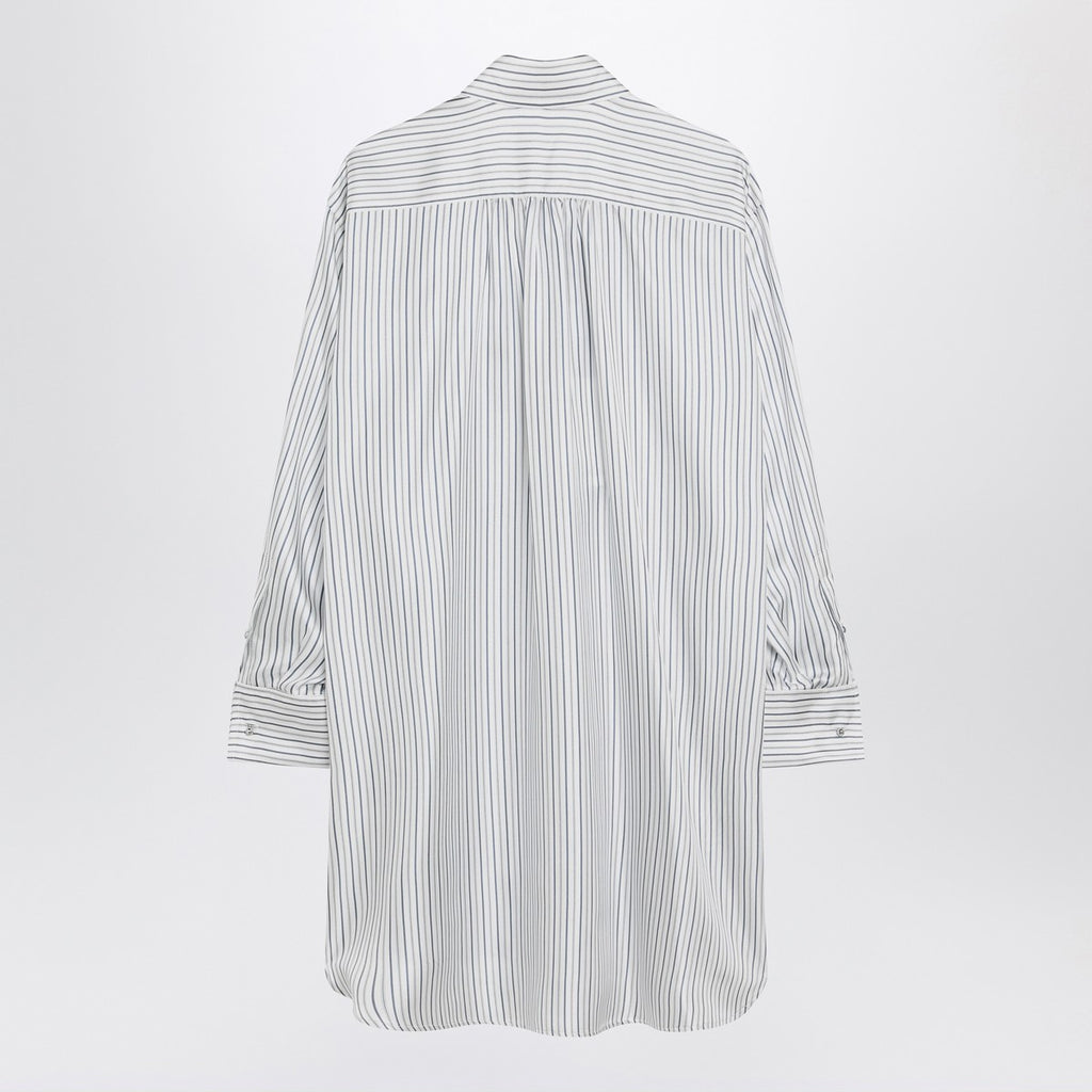 Max Mara Oversized striped silk shirt