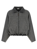 Brunello Cucinelli Shiny Zipper Pull Jacket